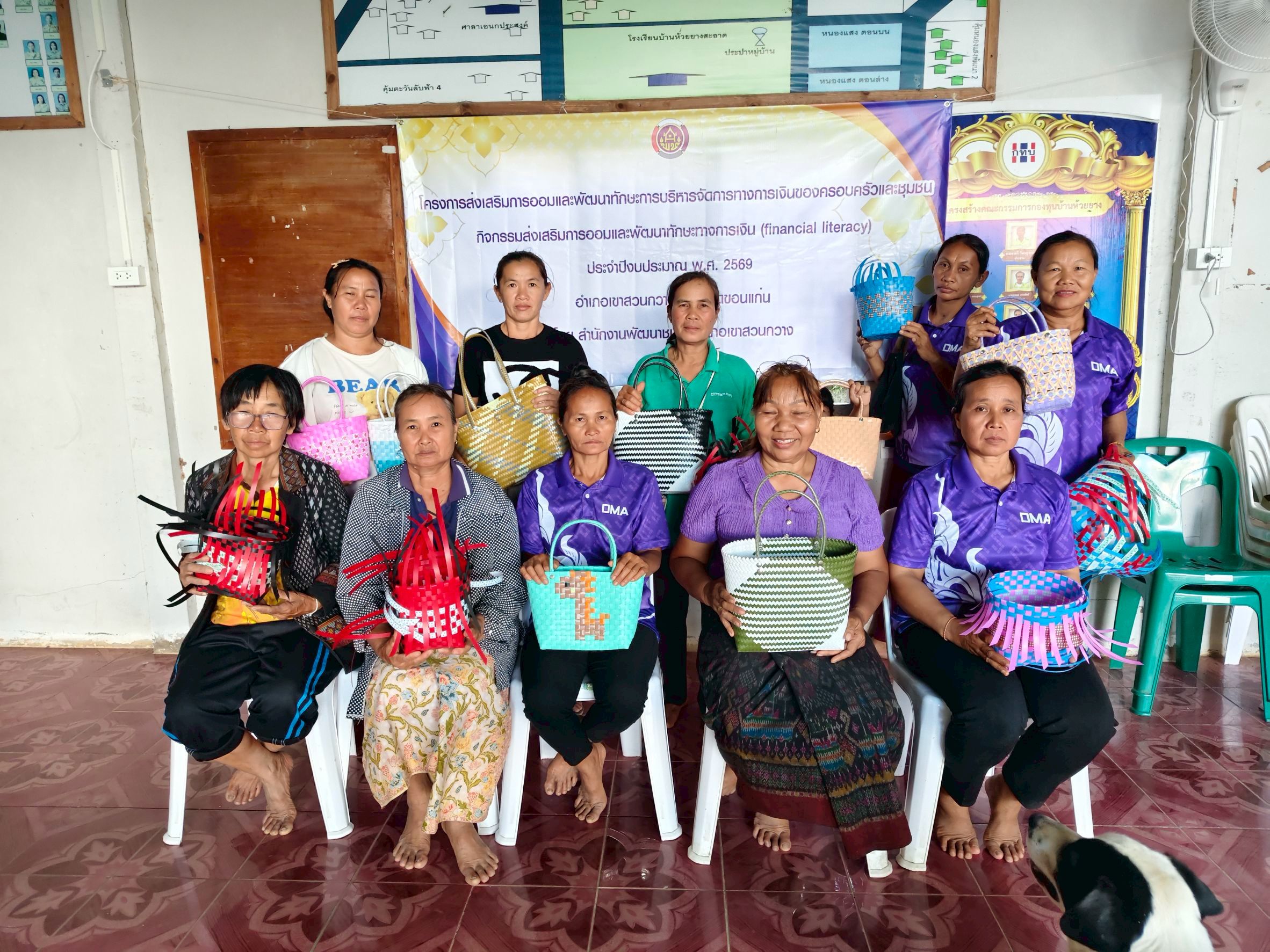 พช.เขาสวนกวาง : ดำเนินโครงการส่งเสริมการออมและพัฒนาทักษะการบริหารจัดการทางการเงินของครอบครัวและชุมชน กิจกรรม: ส่งเสริมการออมและพัฒนาทักษะทางการเงิน (Financial Literacy )