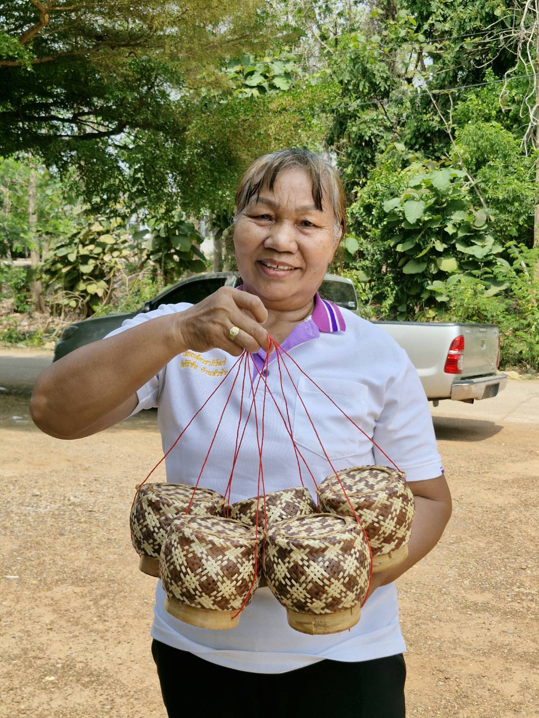 🫎 พช.เขาสวนกวาง : เยี่ยมชมและให้กำลังใจ กลุ่มจักสาน บ้านห้วยยาง ม.5 นางบุญเนาว์ อุลาแก้ว