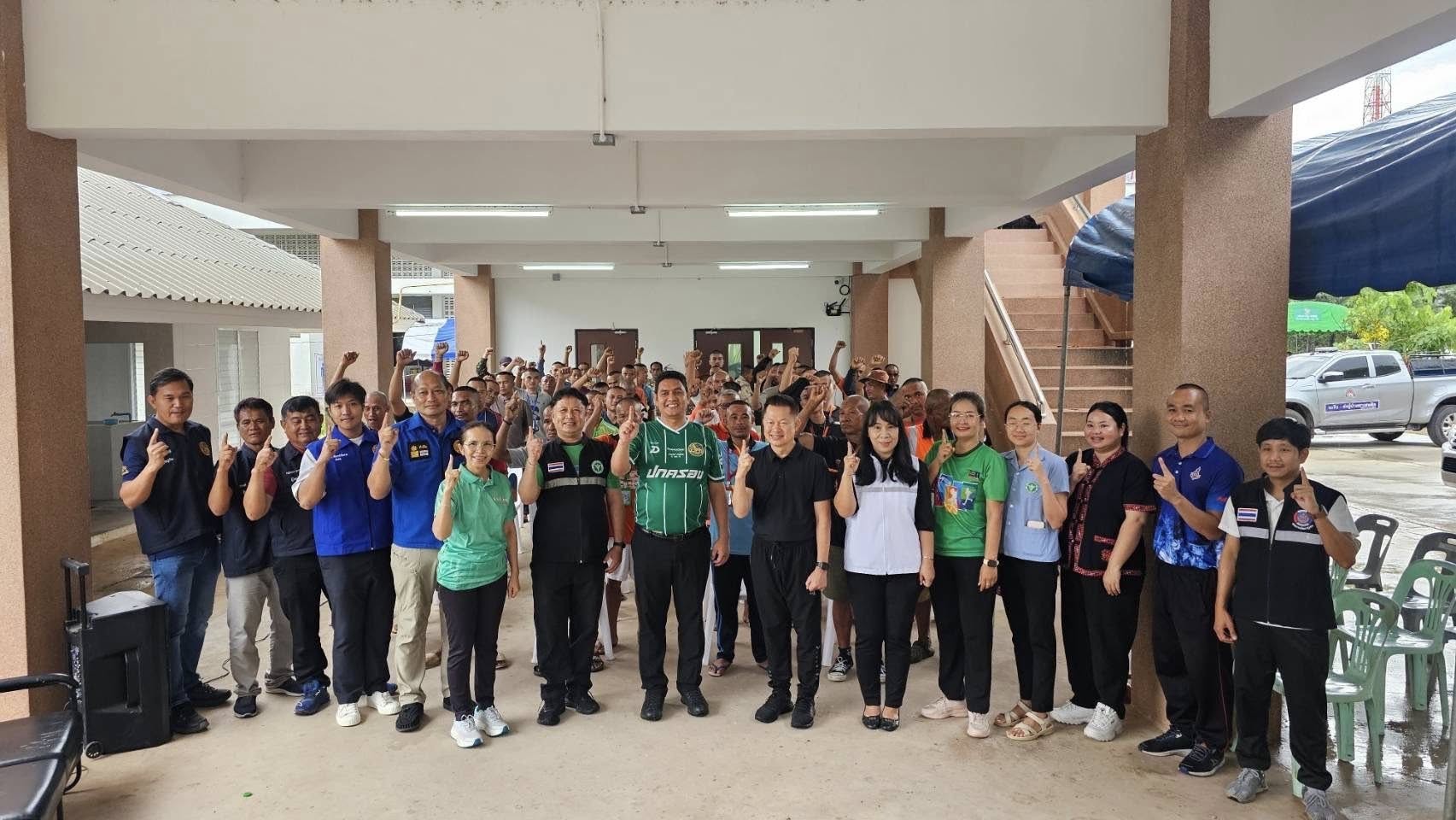 🫎พช.เขาสวนกวาง : ร่วมพิธีเปิดโครงการศูนย์รวมพลังศรัทธาแก้ไขปัญหายาเสพติดแบบบูรณาการ อำเภอเขาสวนกวาง ประจำปี 2569 