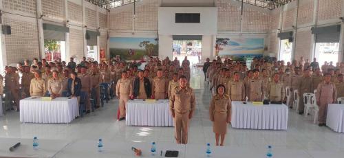 พช.เขาสวนกวาง : ร่วมประชุมกำนัน ผู้ใหญ่บ้าน ประจำเดือนมกราคม 2569