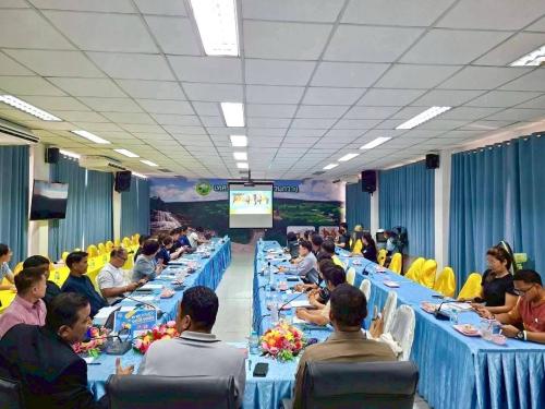 พช.เขาสวนกวาง : ร่วมประชุมหัวหน้าส่วนราชการ ประจำเดือน เมษายน 2569